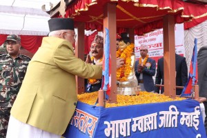 नेपाल संवत् नेपाली माटाेको संवत् भएको ओलीको ठोकुवा